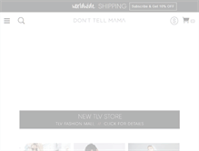Tablet Screenshot of donttellmama-studio.com